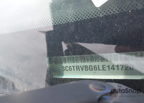 2020 Ram Promaster 1500 High Roof 136 Wb из США, поврежденный, VIN 3C6TRVBG6LE141720